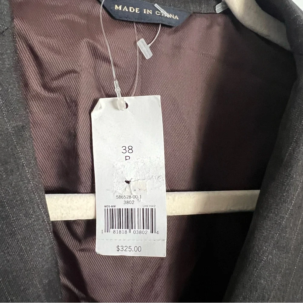 NWT Banana Republic Blazer Men’s Size 38R Tailored Fit Wool Blend Sports Coat